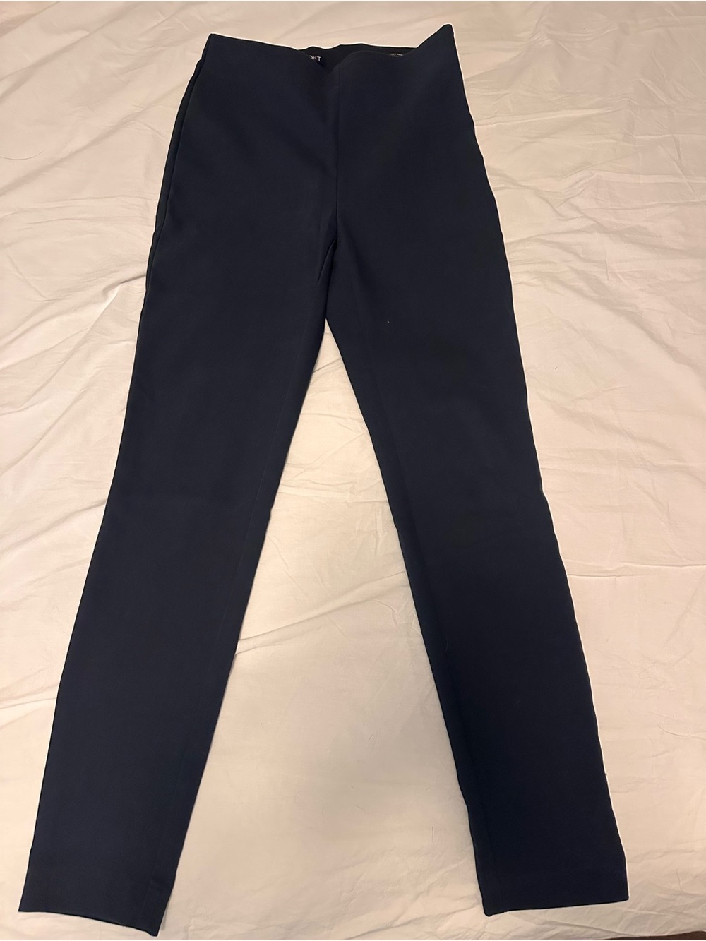 LOFT High-Waist Skinny Pants in Navy